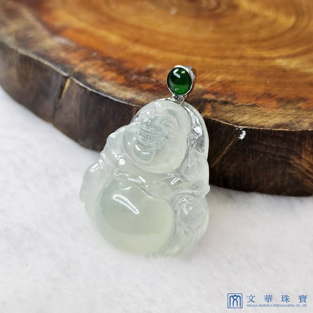 冰芙蓉彌勒佛玉墜