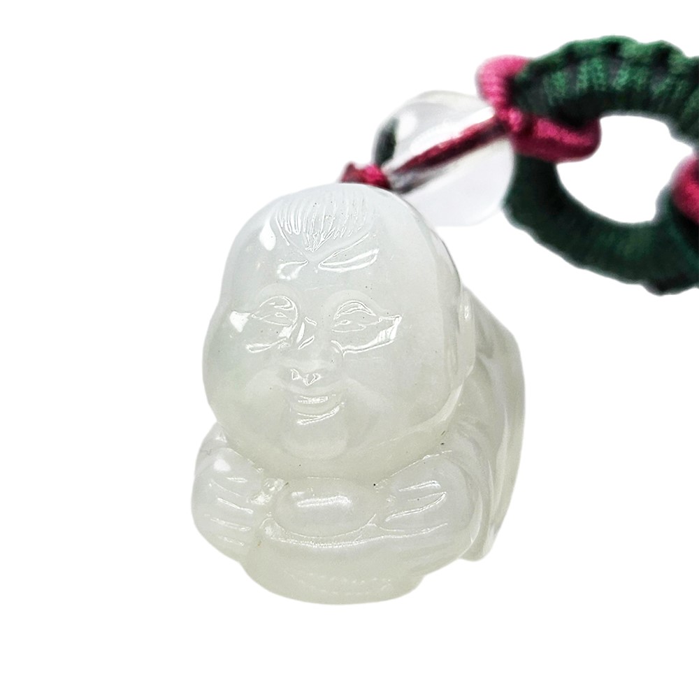 翡翠玉跪人把玩掛墜