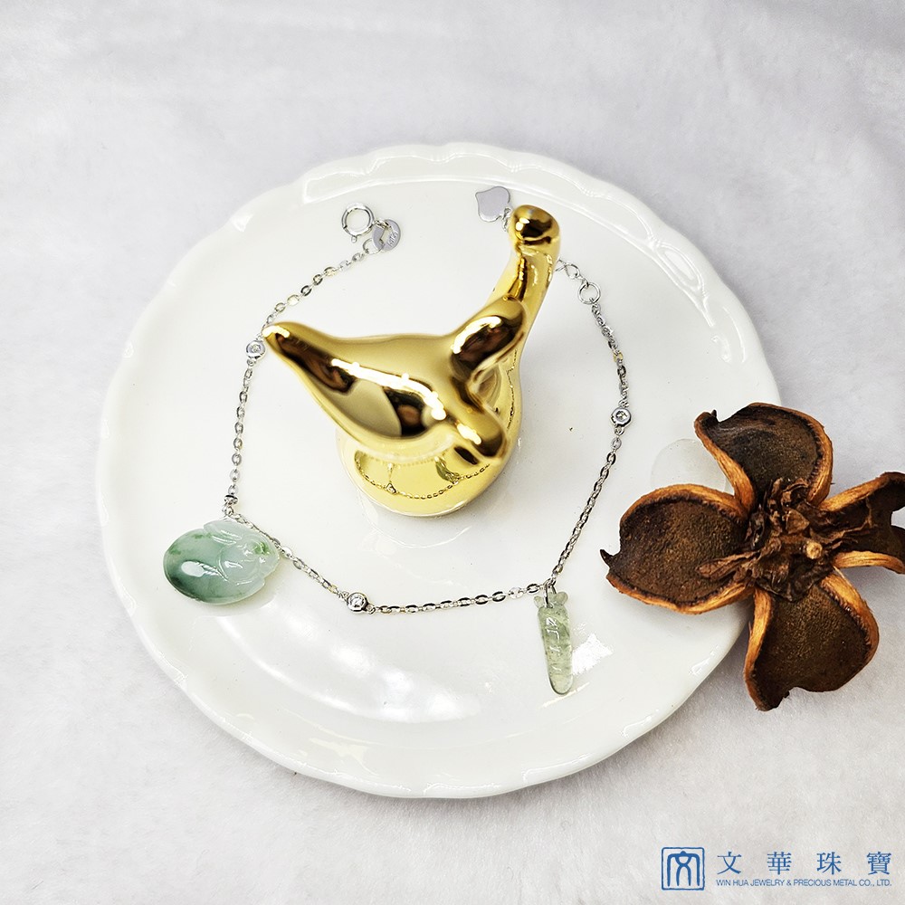 胡蘿蔔與兔子K金手鍊 18K(已售出)