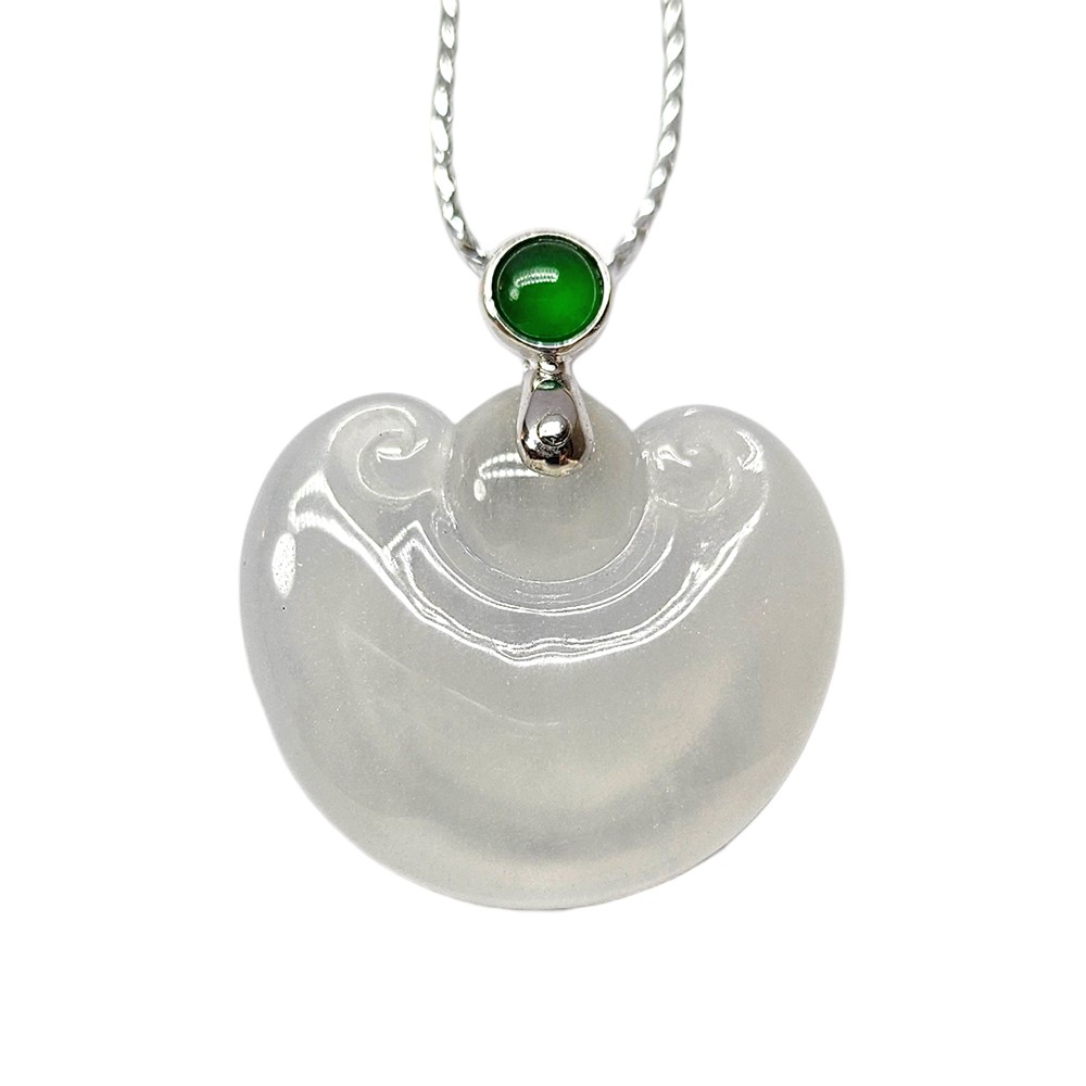 冰種元寶如意玉墜