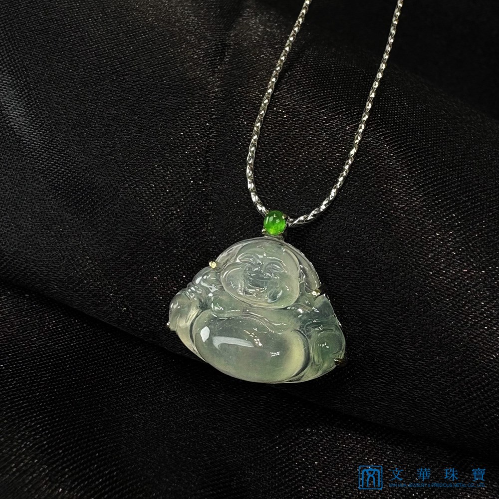 高冰起瑩小彌勒玉墜