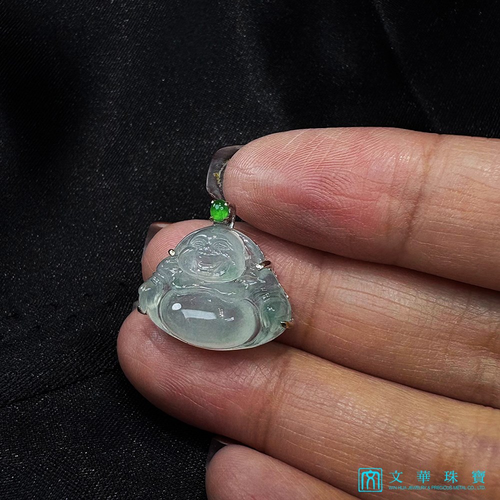 高冰起瑩小彌勒玉墜
