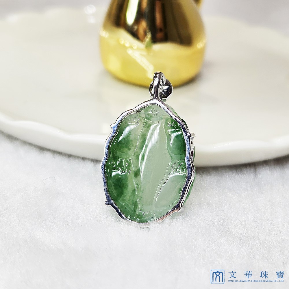 冰種飄綠貔貅玉墜(已售出)