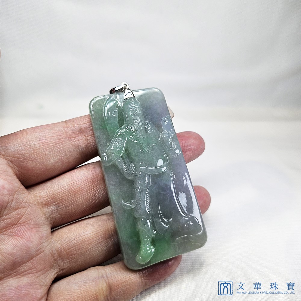 春彩大件關公玉牌(已售出)