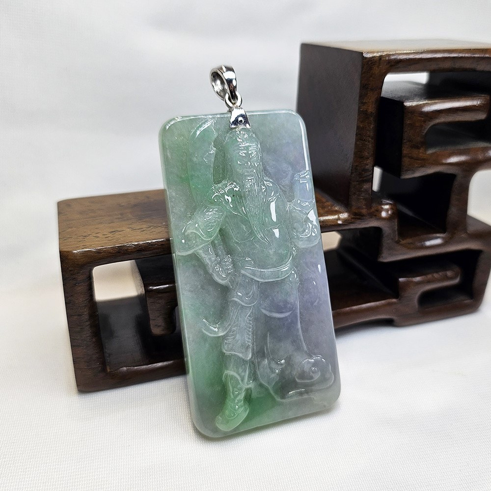 春彩大件關公玉牌(已售出)