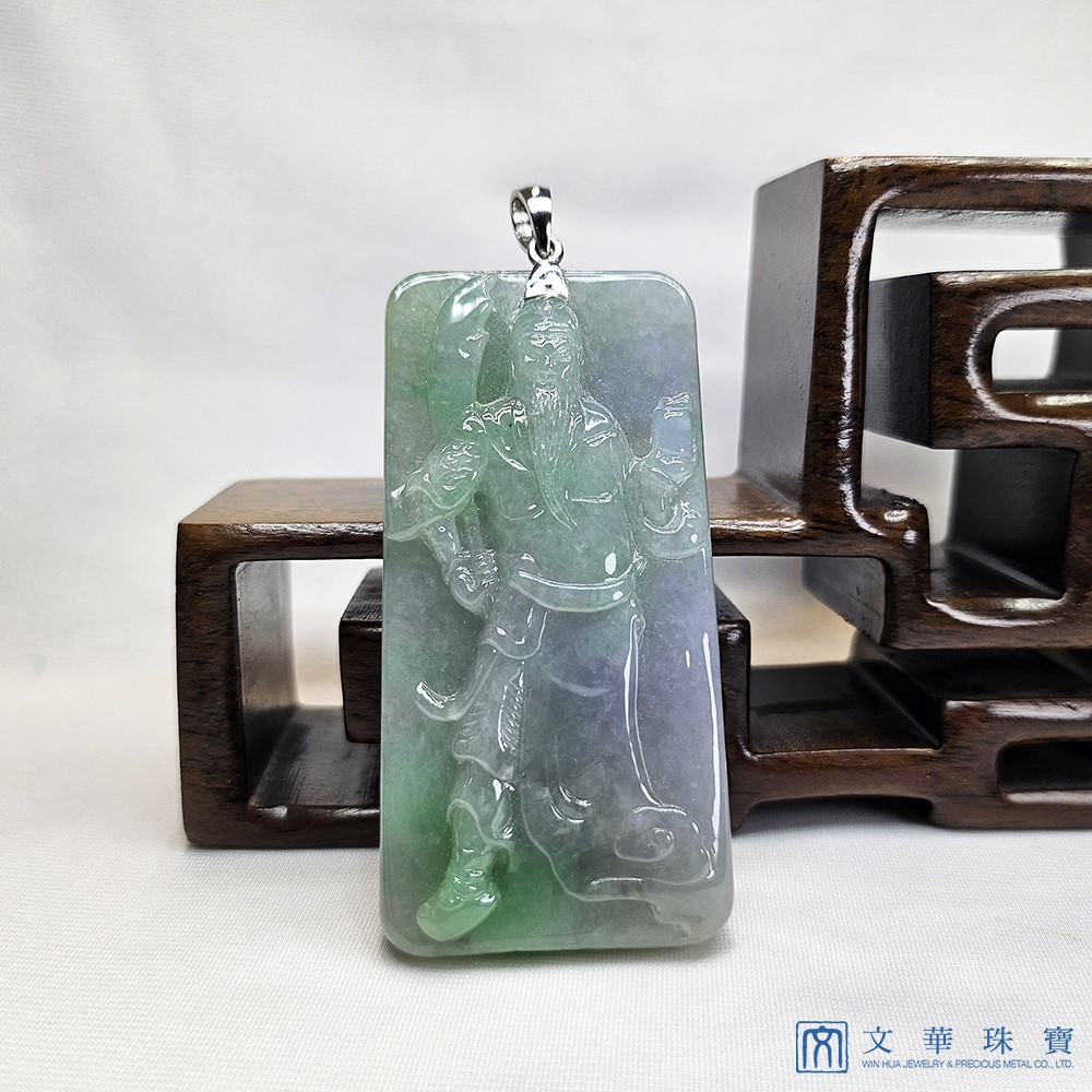 春彩大件關公玉牌(已售出)