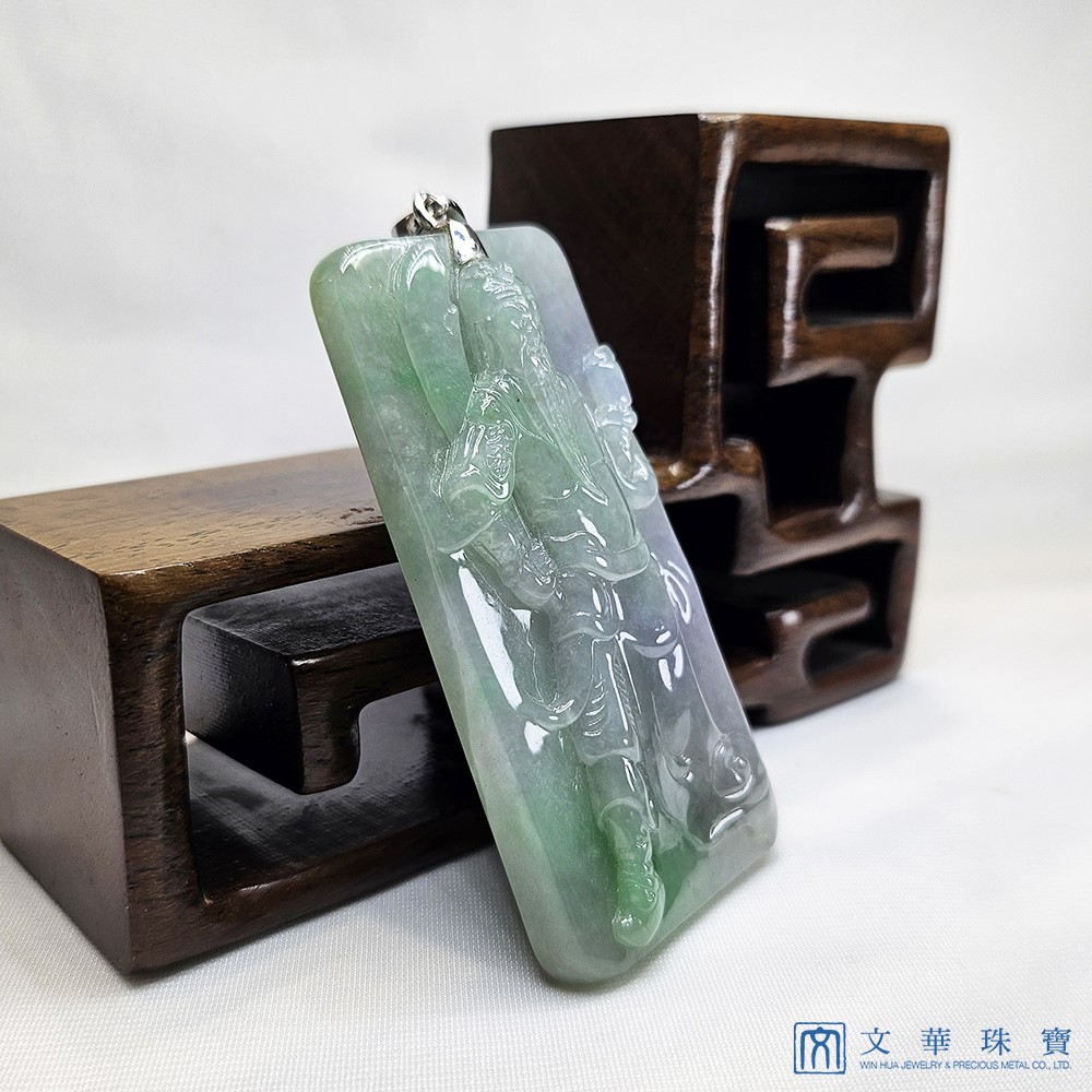 春彩大件關公玉牌(已售出)