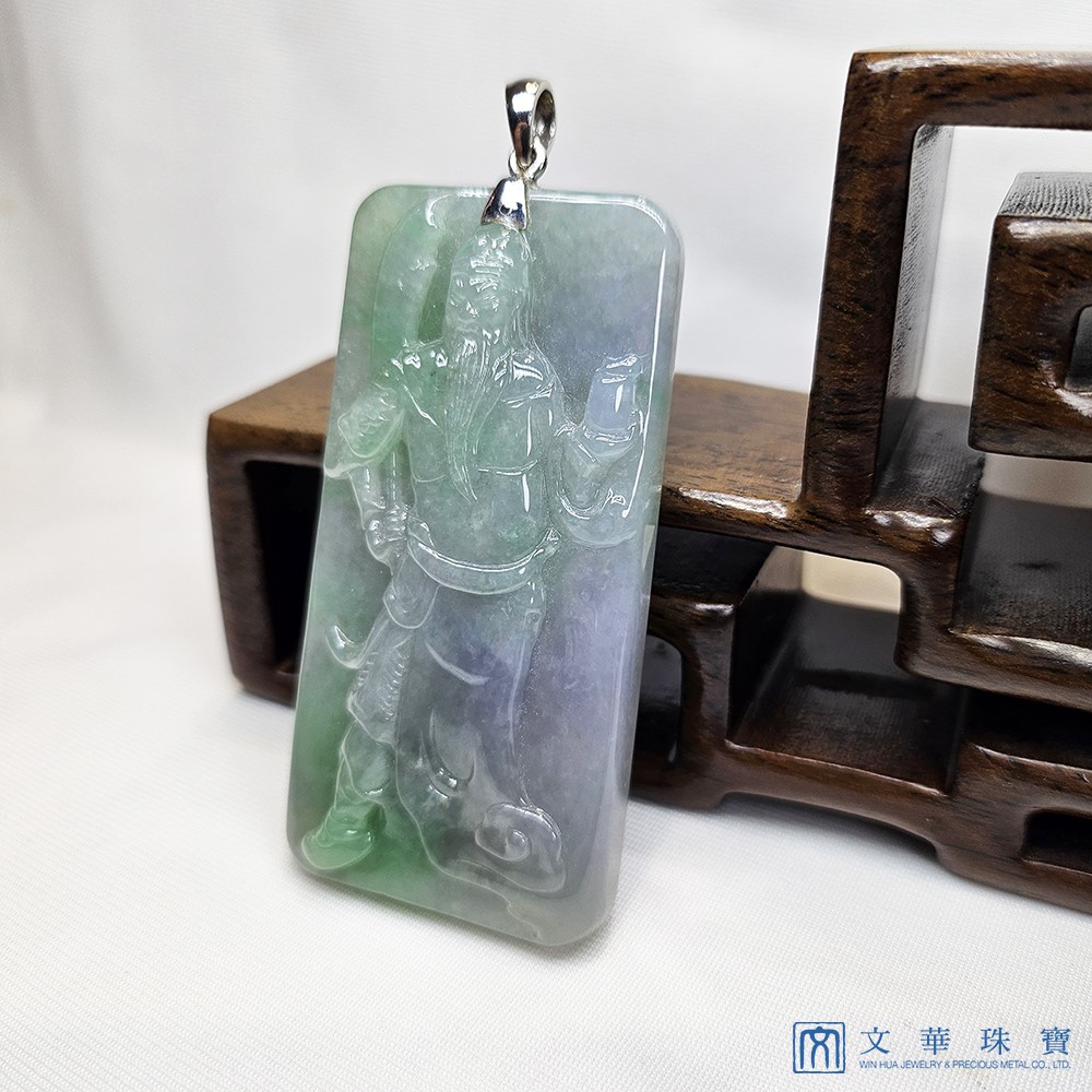 春彩大件關公玉牌(已售出)