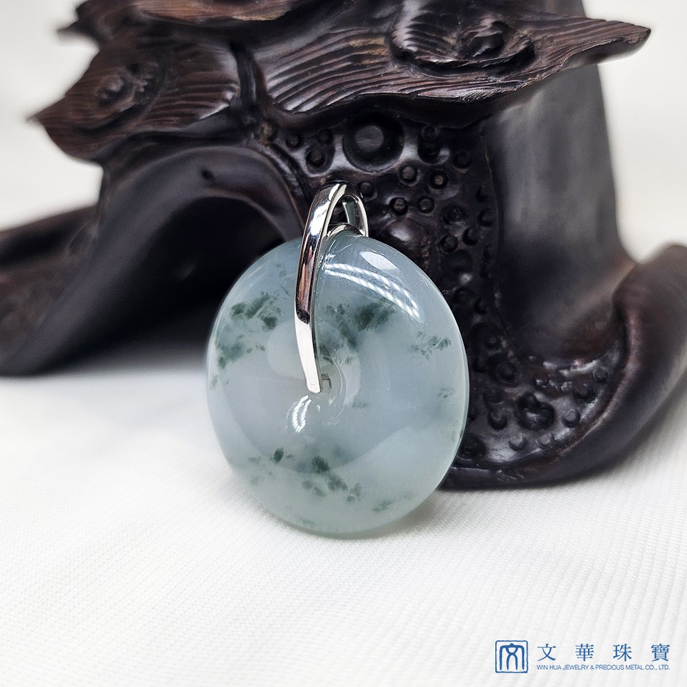 冰種飄蘭花平安扣鑽墜(已售出)