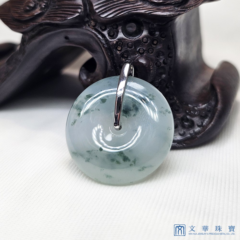 冰種飄蘭花平安扣鑽墜(已售出)