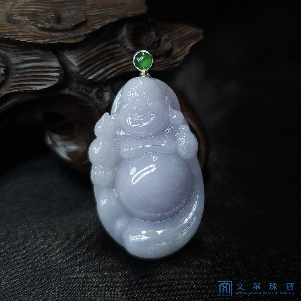 粉紫羅蘭布袋彌勒