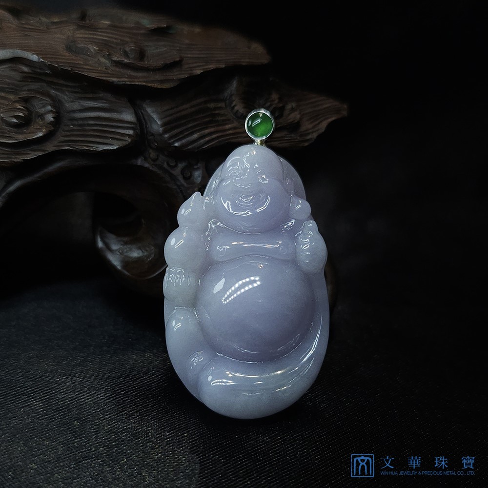 粉紫羅蘭布袋彌勒