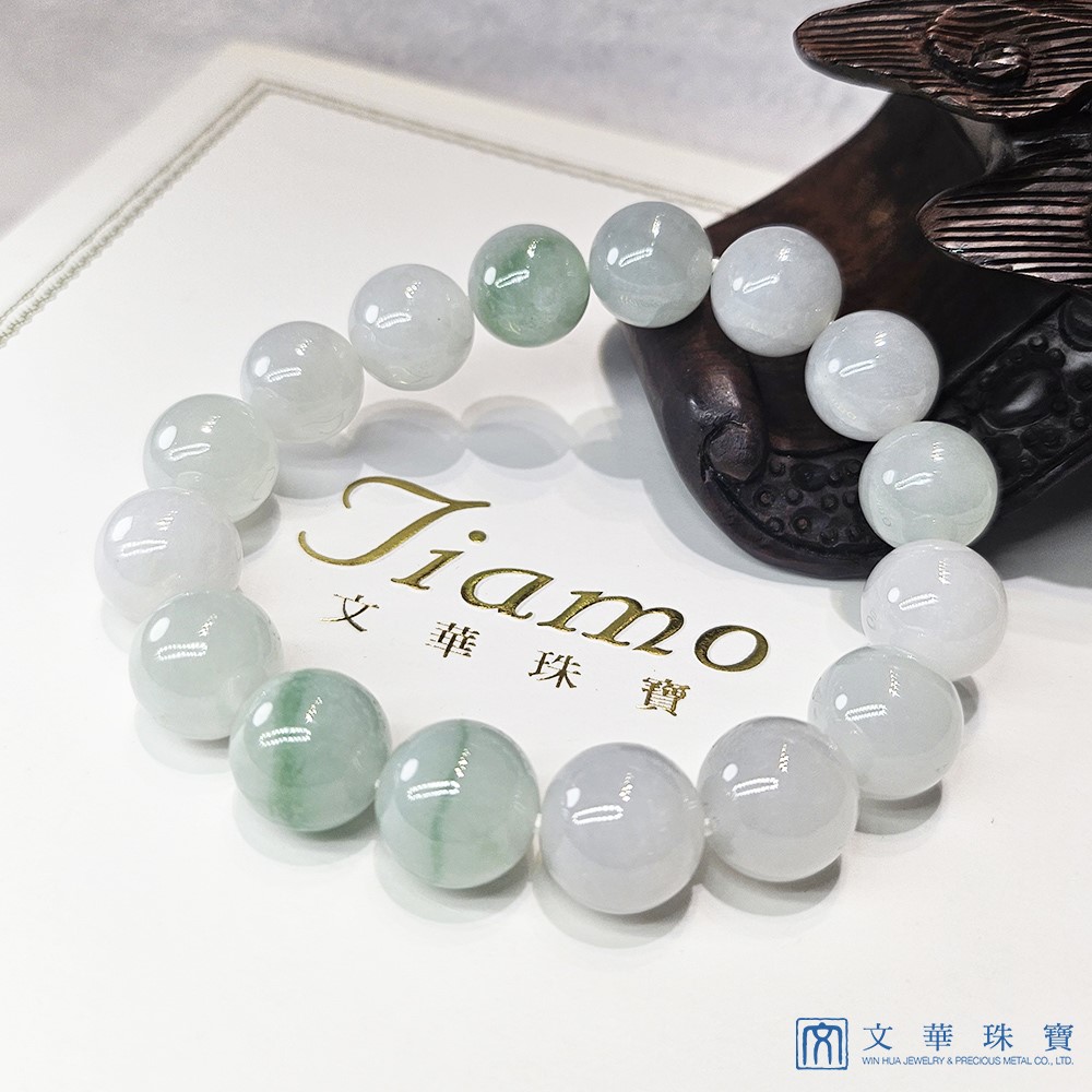 芙蓉綠串珠手鍊 11.8~12.5mm