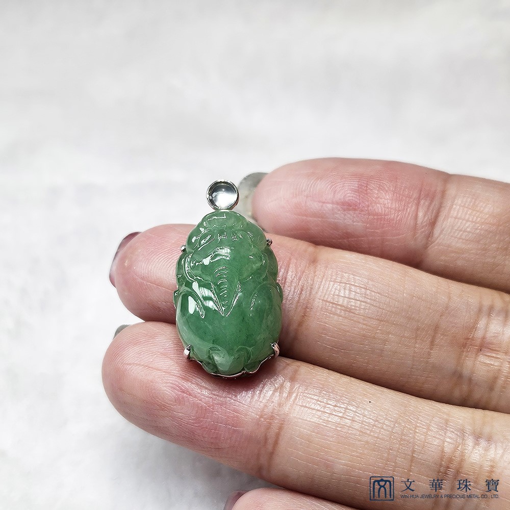 翡翠貔貅玉墜