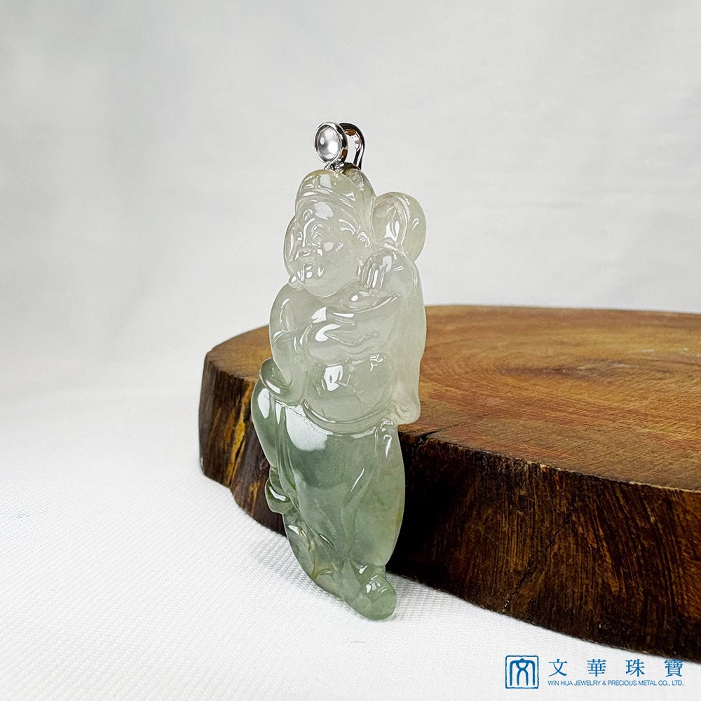 冰種財神玉墜