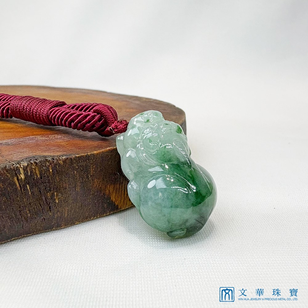 冰糯飄花貔貅把玩掛件(已售出)