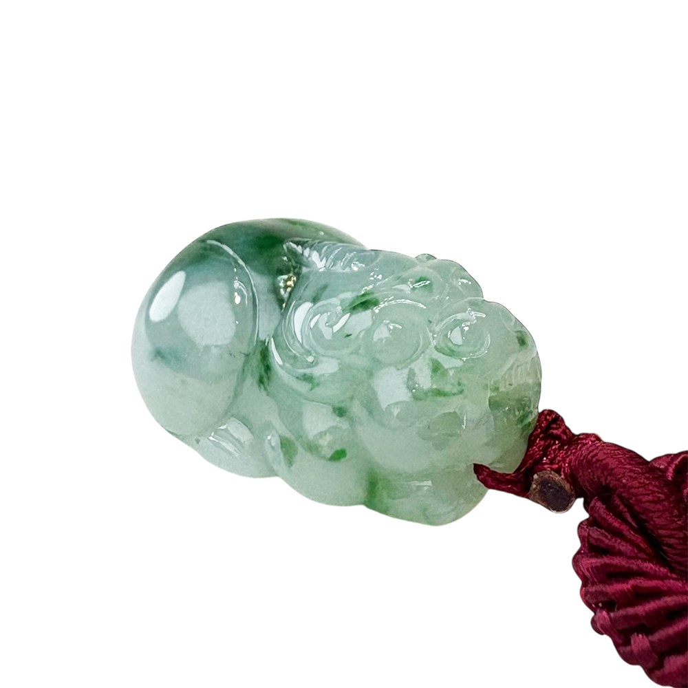 冰糯飄花貔貅把玩掛件(已售出)