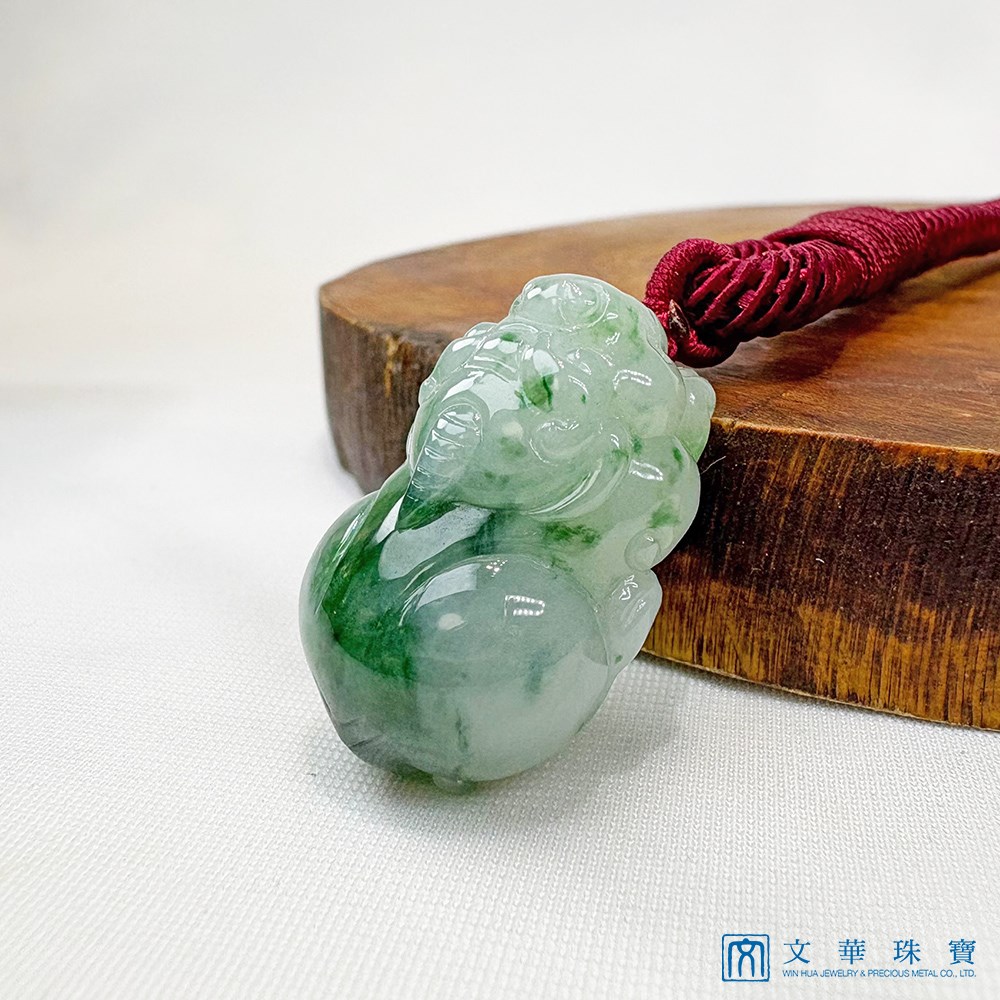 冰糯飄花貔貅把玩掛件(已售出)