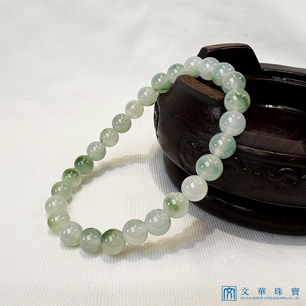 冰種飄花圓珠手鍊 6.6-6.9mm 共27枚(已售出)