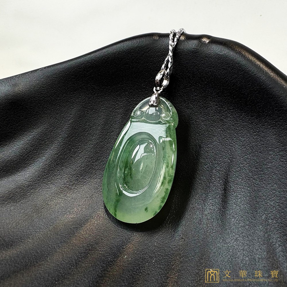 高冰種飄花福瓜玉墜