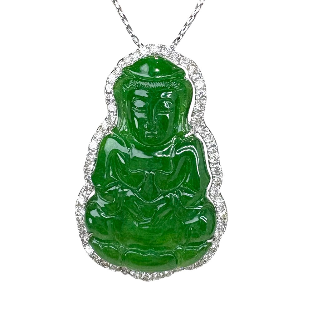 翡翠觀音玉墜