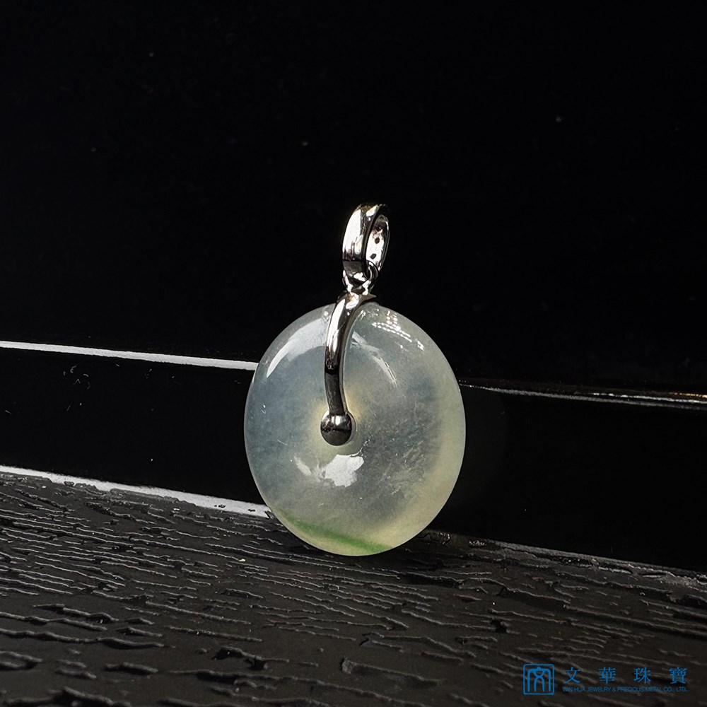 玻璃種平安扣玉墜