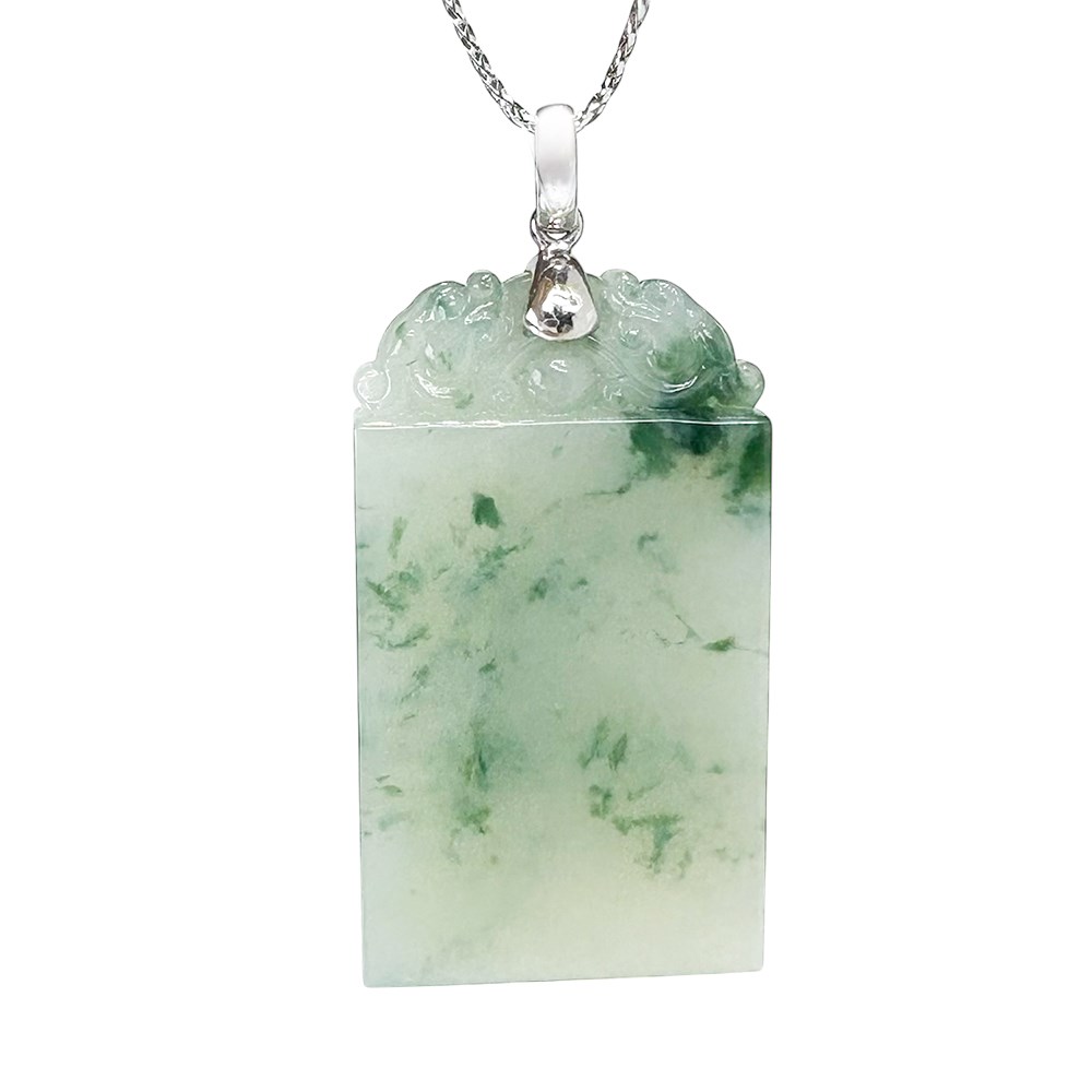 翡翠飄花無事牌(已售出)