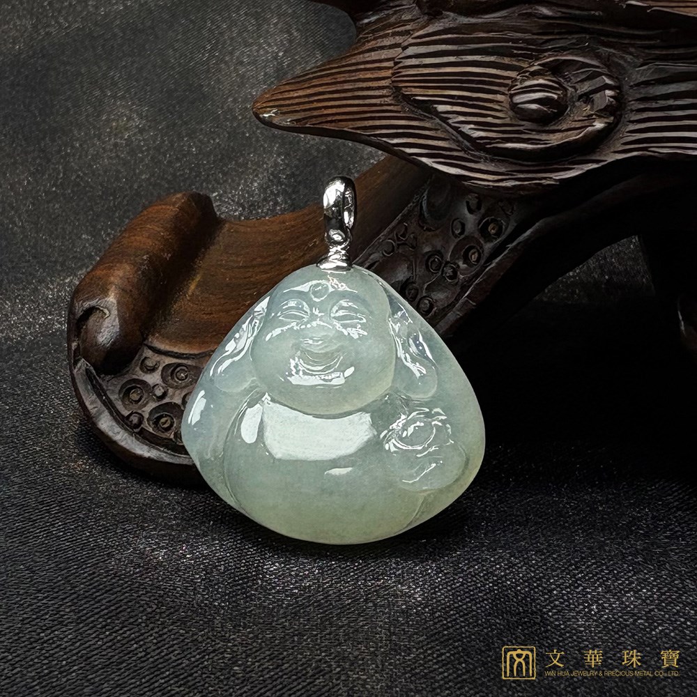 冰潤福佛彌勒佛玉墜 