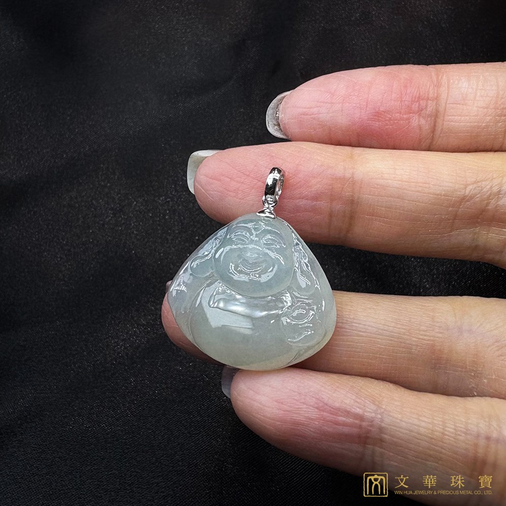 冰潤福佛彌勒佛玉墜 