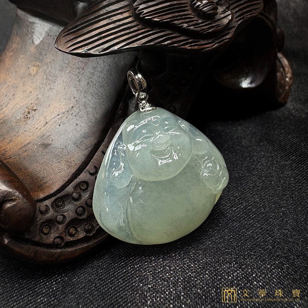 冰潤福佛彌勒佛玉墜 