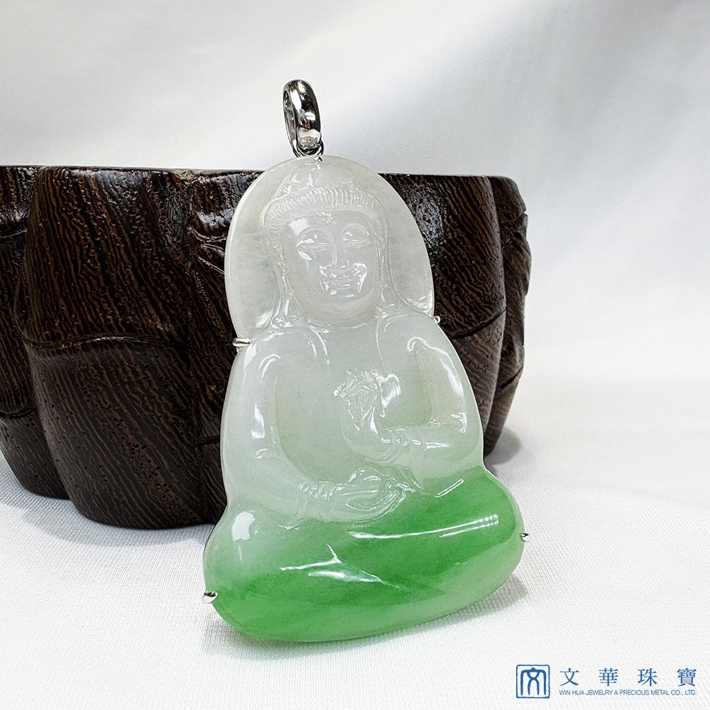 大尊素心觀自在觀音玉墜