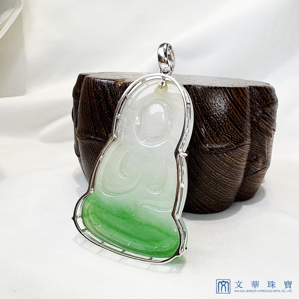 大尊素心觀自在觀音玉墜