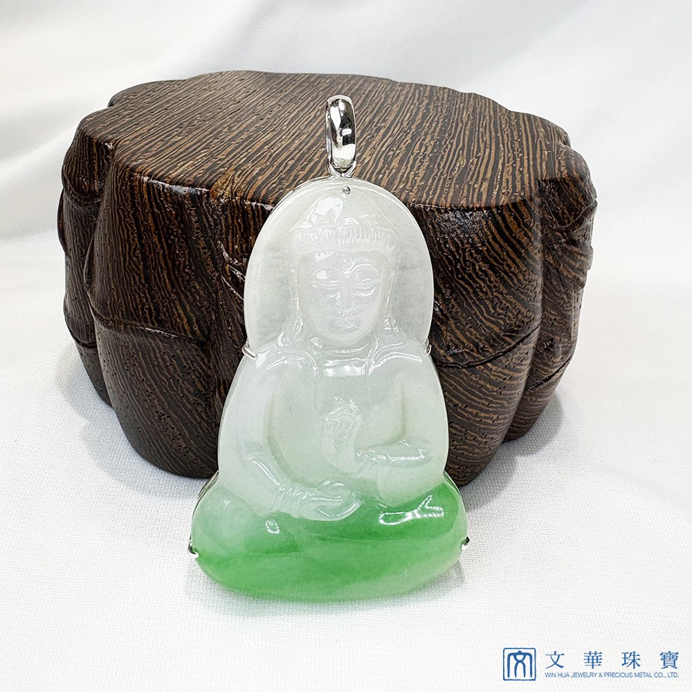 大尊素心觀自在觀音玉墜