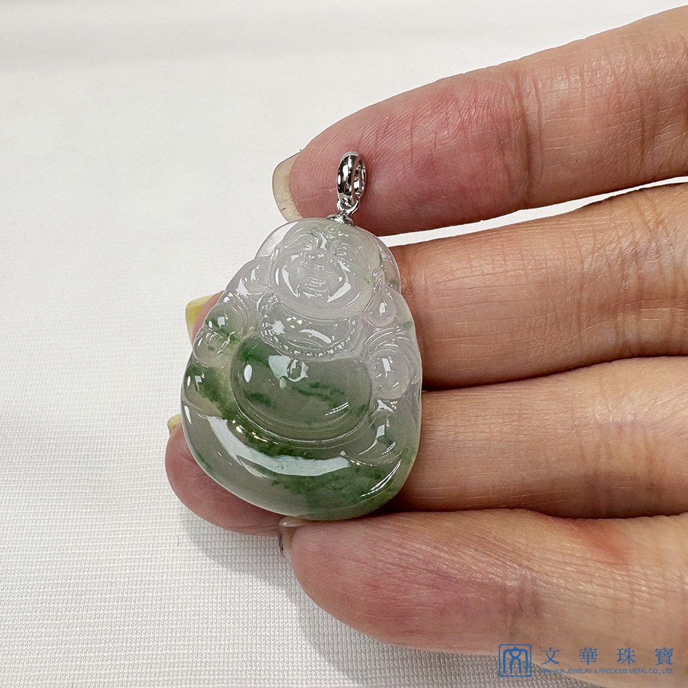 翡翠笑口常開布袋彌勒