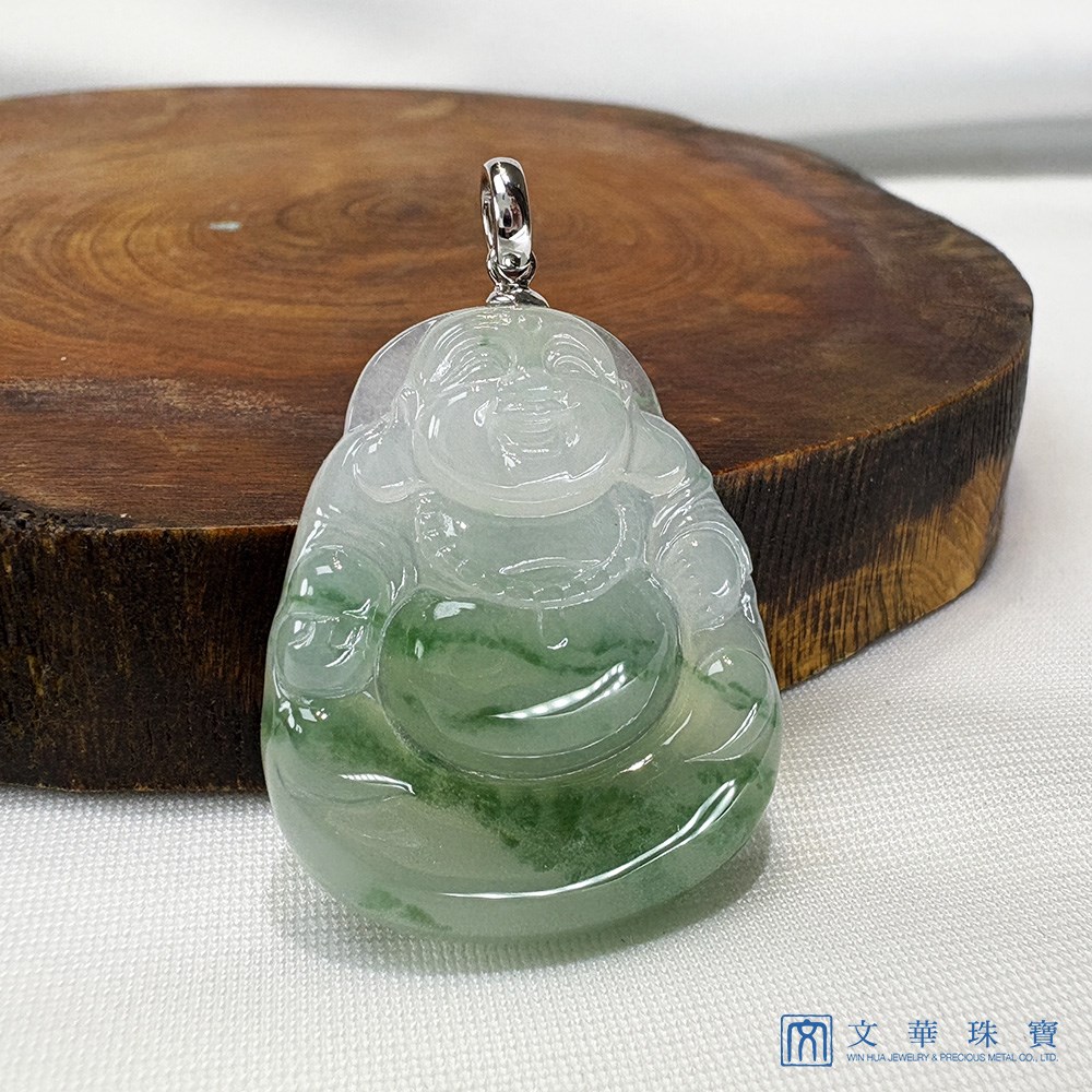 翡翠笑口常開布袋彌勒