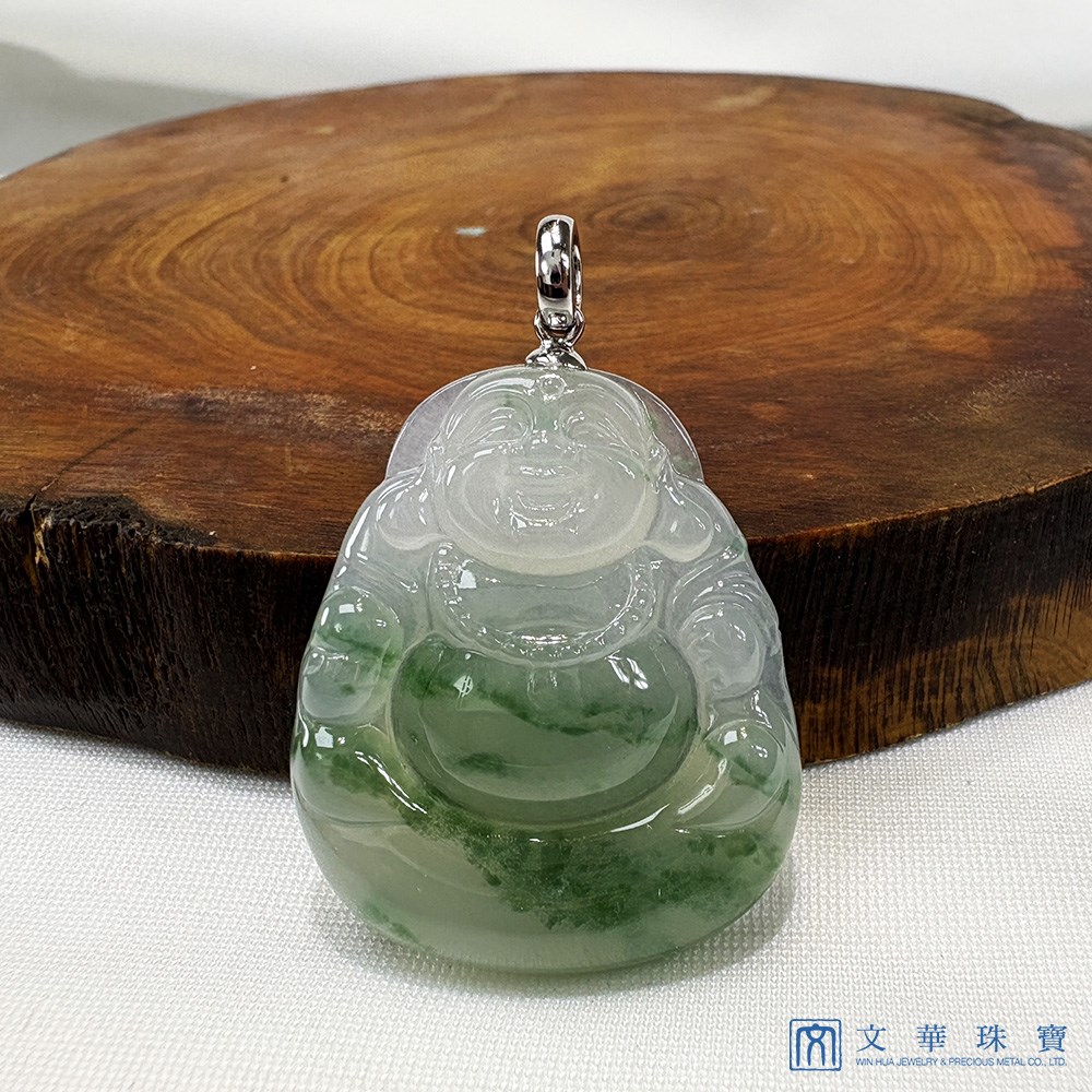 翡翠笑口常開布袋彌勒