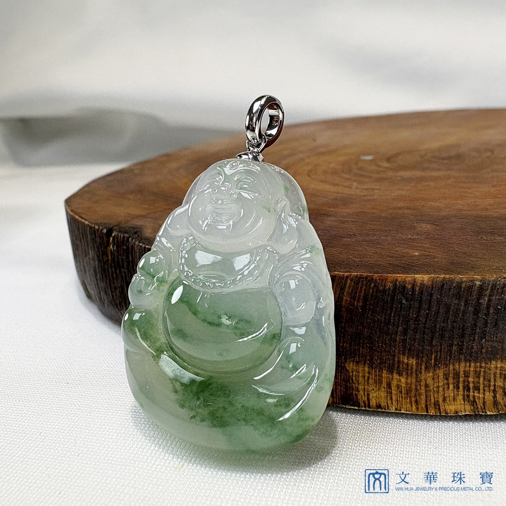 翡翠笑口常開布袋彌勒