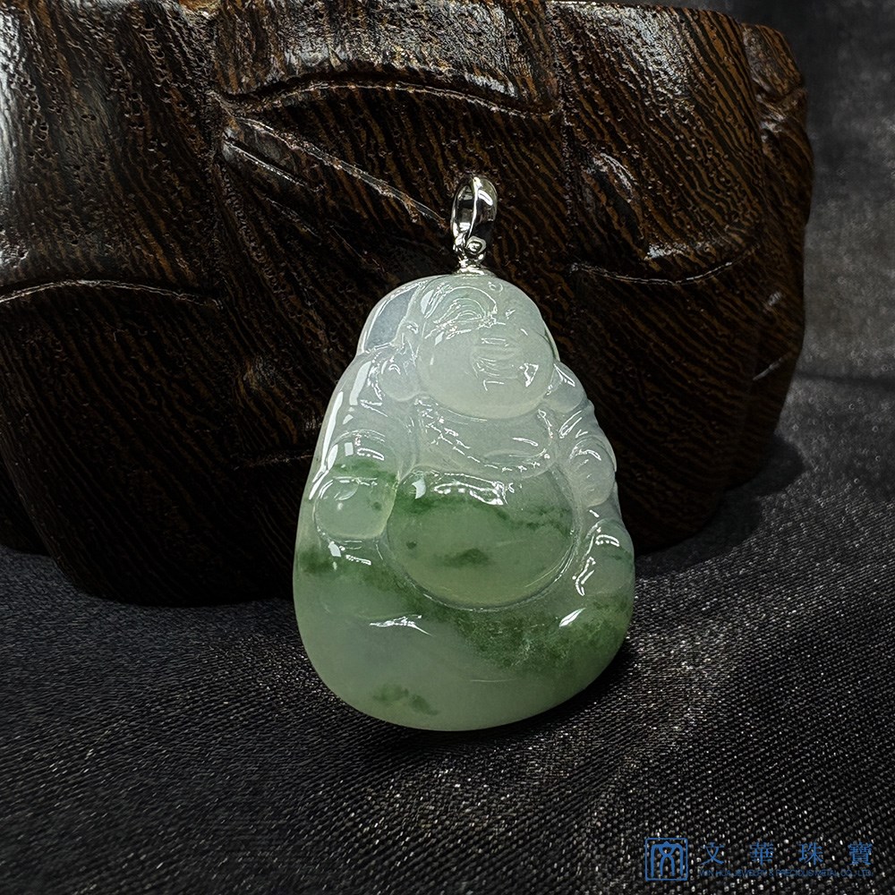 翡翠笑口常開布袋彌勒