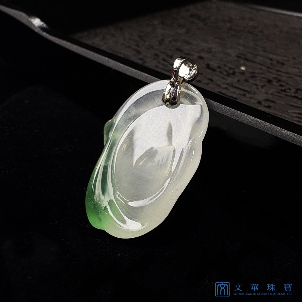 高冰布袋彌勒佛翡翠玉墜