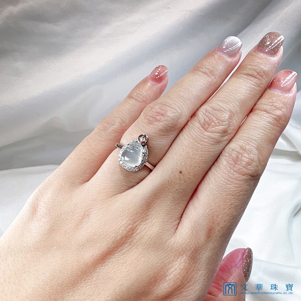 冰蟾咬錢戒指 國際圍10.5號