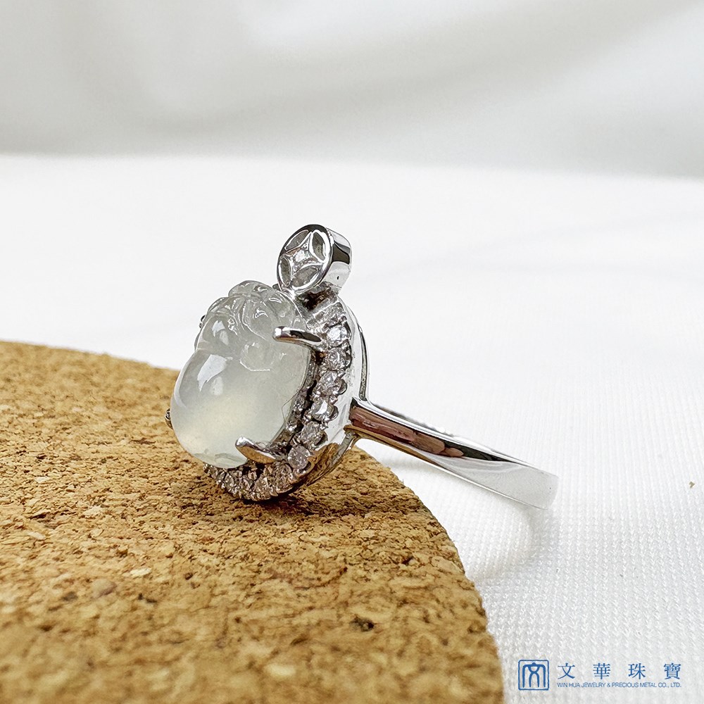 冰蟾咬錢戒指 國際圍10.5號