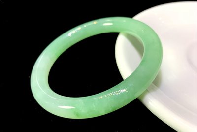 冰芙蓉翡翠圓鐲(17.5圍)