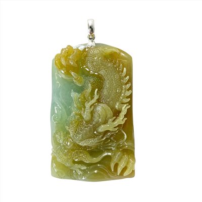 黃翡龍玉牌(已售出)