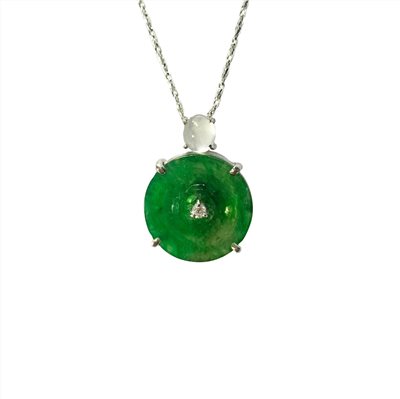 翡翠平安扣玉墜(已售出)