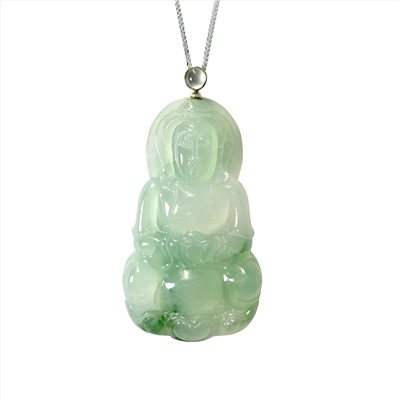冰種芙蓉觀音玉墜(已售出)