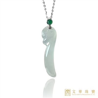 冰種鳳頭如意墜