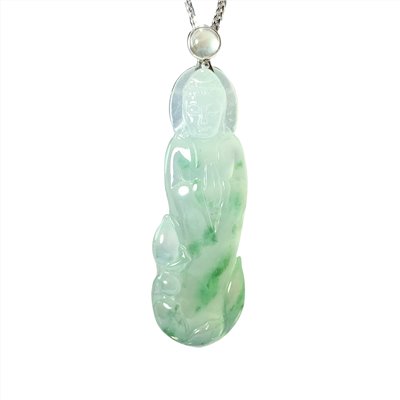 冰種飄花立姿觀音(已售出)