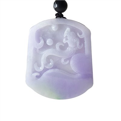 春帶財龍鳳玉牌