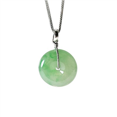 冰綠平安扣玉墜(已售出)