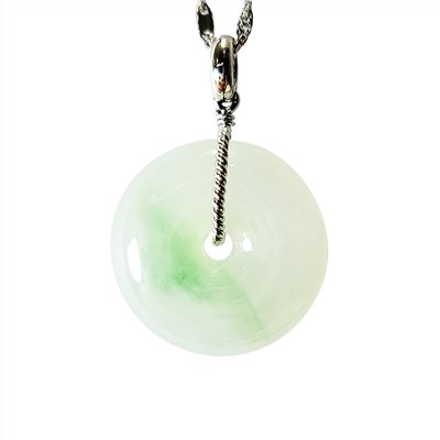 冰糖綠平安扣玉墜(已售出)